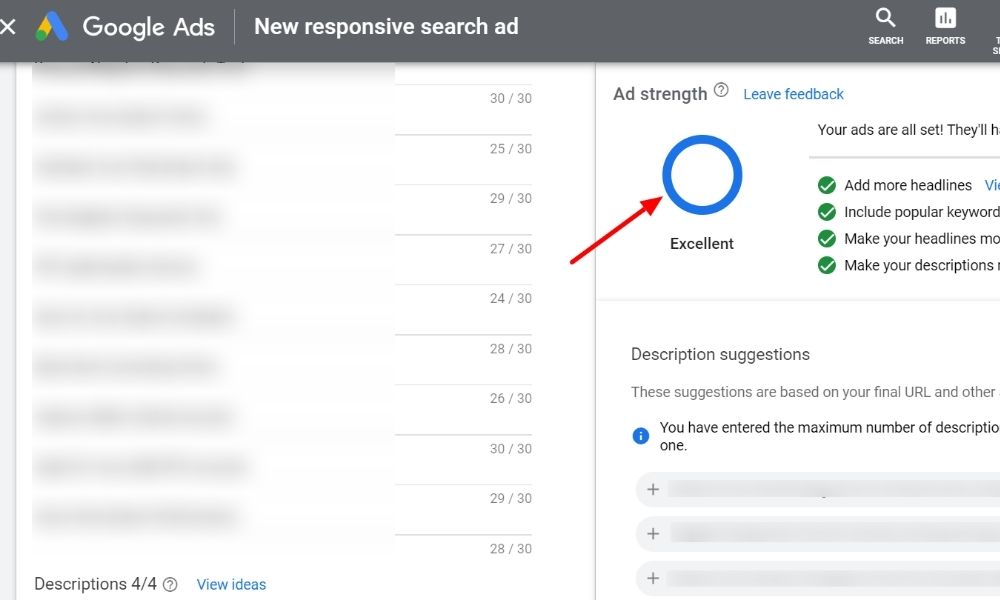 Tại sao trong Ad Strength của Google Ads "Trung bình" lại tốt hơn "Xuất sắc"? 4
